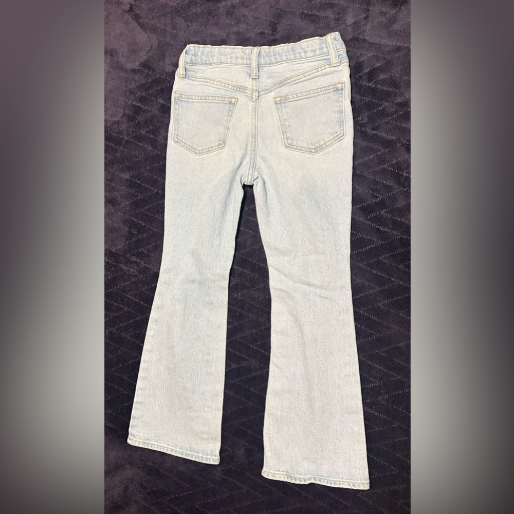 Old Navy High-Waisted Built-In Tough Ripped Flare Jeans for Girls